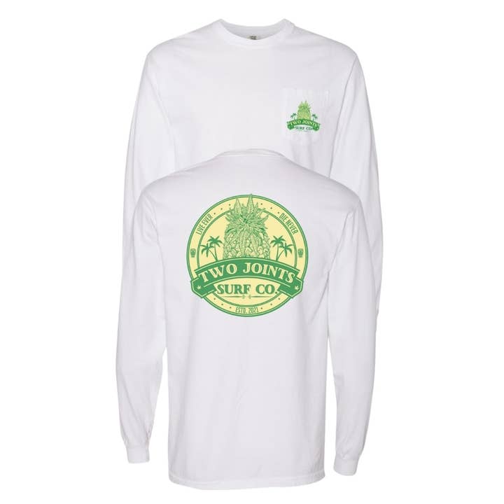 Vive para siempre, no muere nunca. Manga larga para venta al por mayor de Two Joints Surf Co.