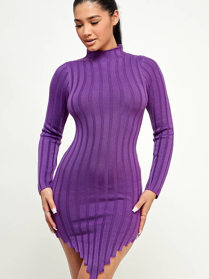 💥🔥 Strikket rib mini kjole 🔥💥 for engroshandel hos Spring Haze Inc.