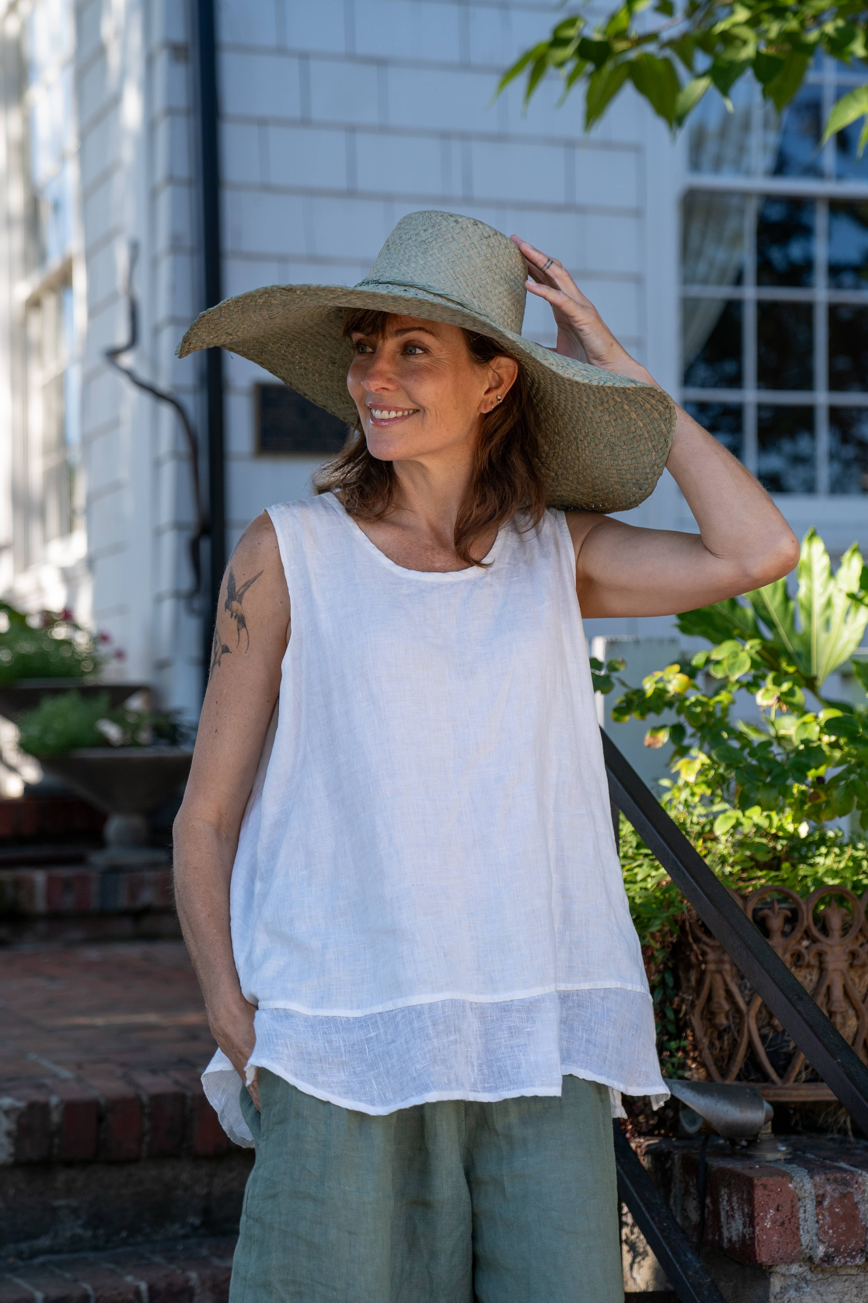 Shebobo - Wholesale Straw Hat - Women's - Natasha 7" Wide Brim Woven Straw Sun Hats5