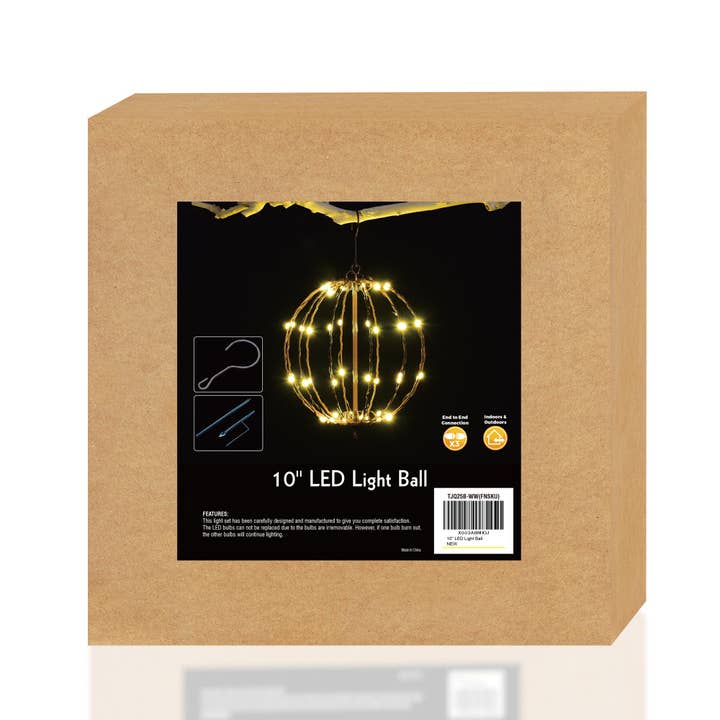 LIGHTSHARE - Wholesale Outdoor/Lawn Light - LED Ball Light, Warm White, Various Sizes and Finishes26