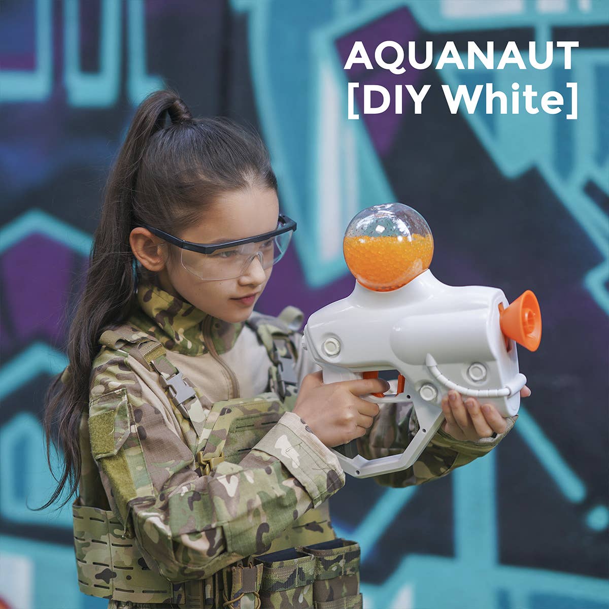 CosmoxToys - Wholesale Classic Toy - Kids - AQUANAUT Galaxy Gel Blaster (DIY White)2