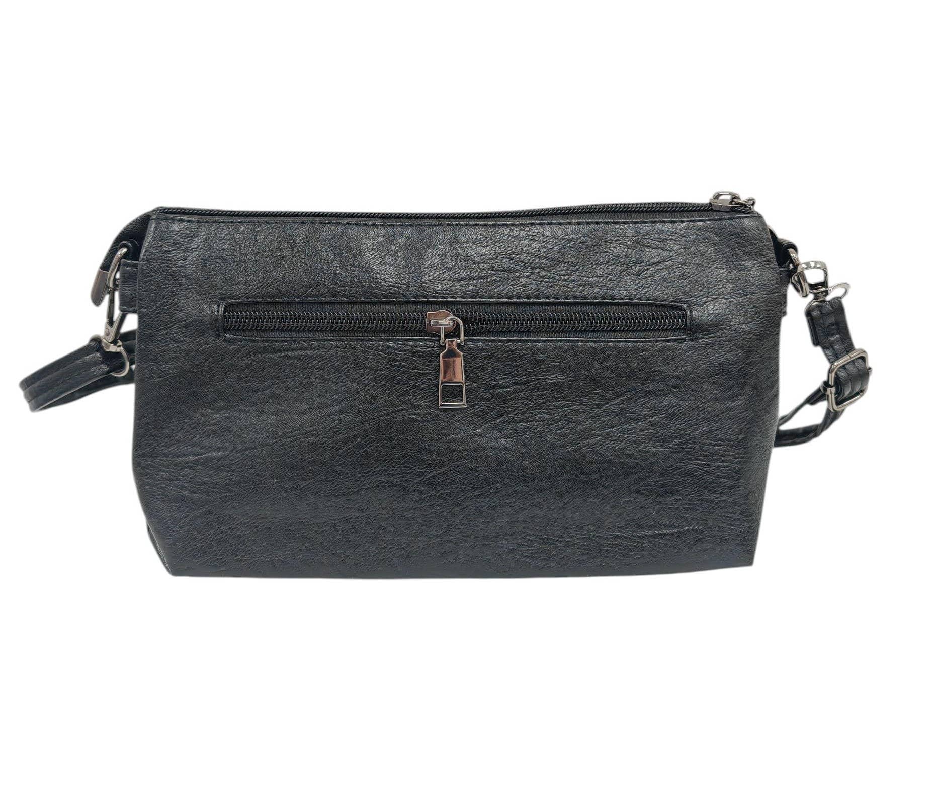 Superbia - Wholesale Crossbody Bag - Women's - Soft Pu Studs 2 Compartment Cross Body Bag Shoulder Bag2