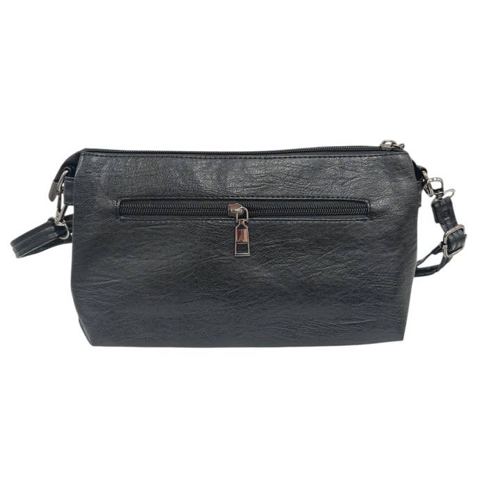 Superbia - Wholesale Crossbody Bag - Women's - Soft Pu Studs 2 Compartment Cross Body Bag Shoulder Bag2