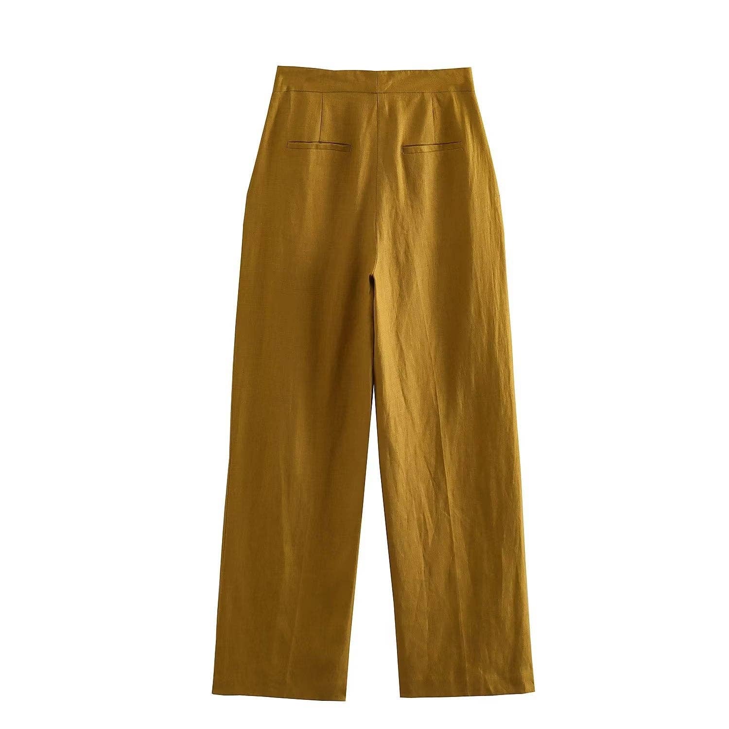 Marayn - Wholesale Suit Set - Women's - Linen Suit Set Blazer Vest and Trousers  Chic Export15