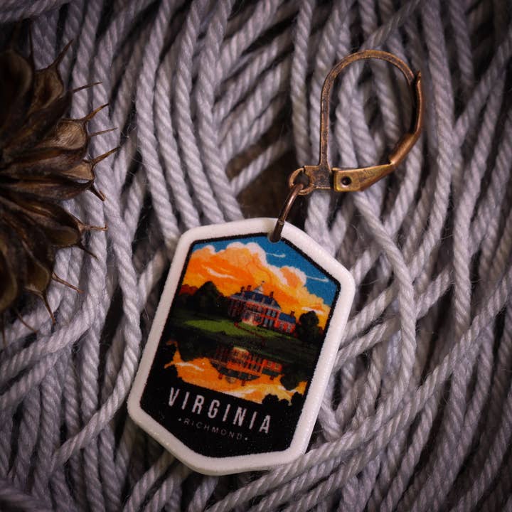 Marqueur de maille Virginia pour la vente par Granite Mountain Fiber Co.