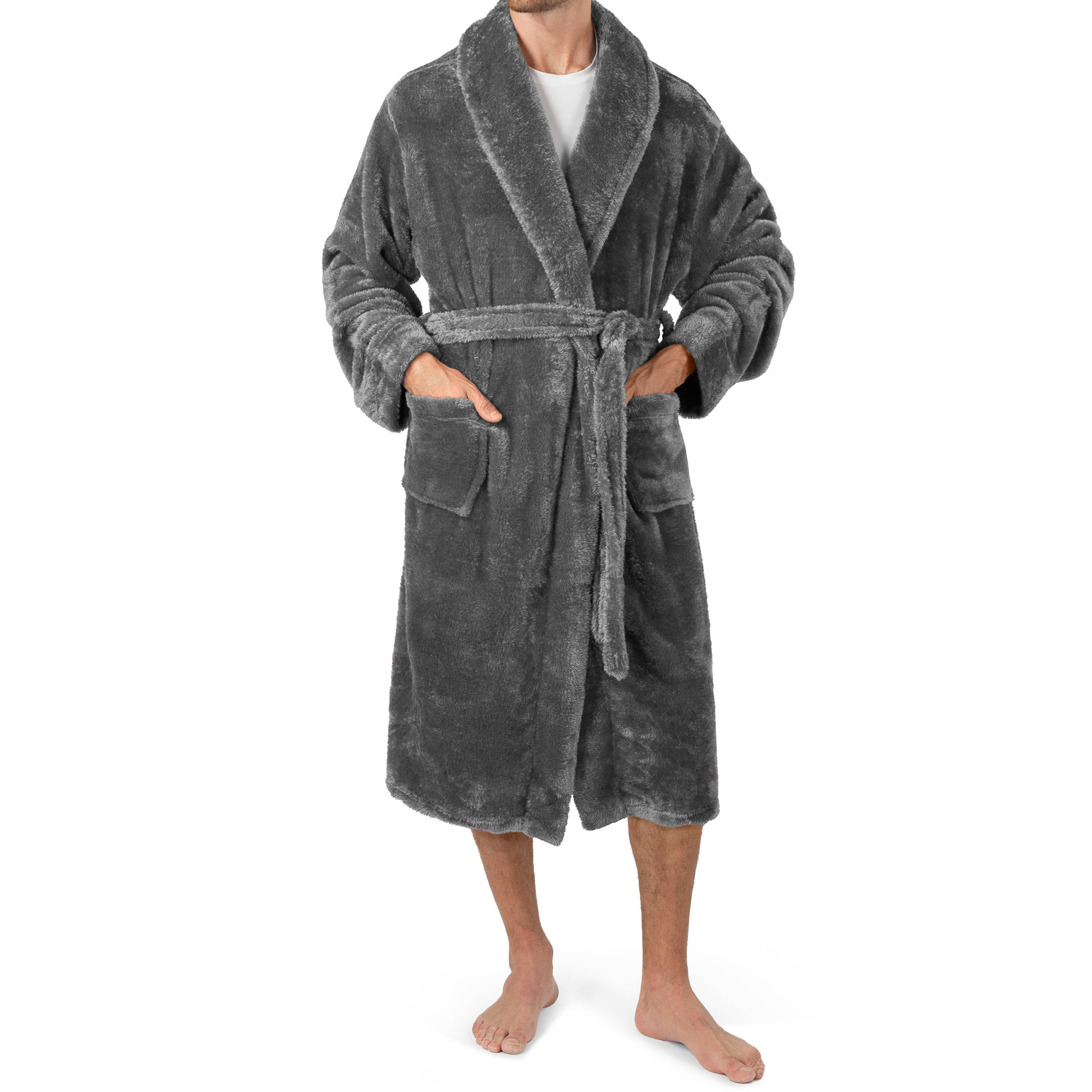 Pavilia - Wholesale Robe - Men's - Men's Sherpa Fluffy Robe45