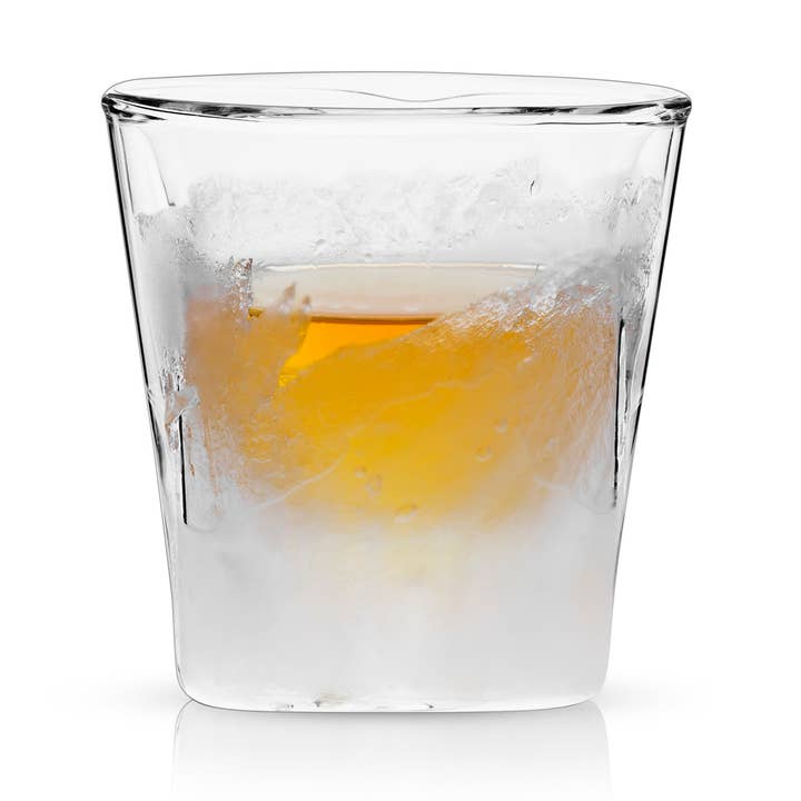 Glacier™ Double Walled Chilling Whiskey Glass w Cooling Gel for wholesale by Viski