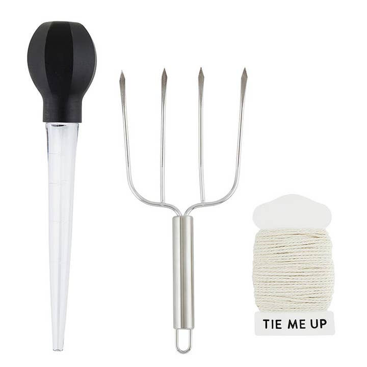 Santa Barbara Design Studio by Creative Brands - Wholesale Kitchen Utensil Set - Turkey Baster Book Box - Talk Turkey To Me