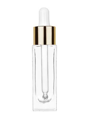 Best Bottles - Vente Supports pour huile essentielle - Flacon en verre transparent élégant avec compte-gouttes blancs — 30 ml1