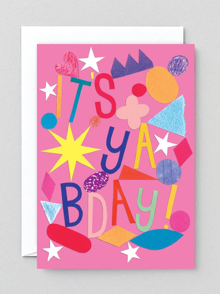 Biglietto d'auguri in rilievo "È il tuo compleanno" per la vendita all'ingrosso da parte di Wrap (US duties paid)