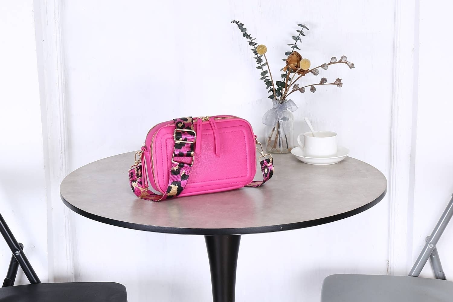 House of Milano – wholesale Crossbody bag – Women's – 3316 Faux Leather Double Compartment Crossbody Bag9