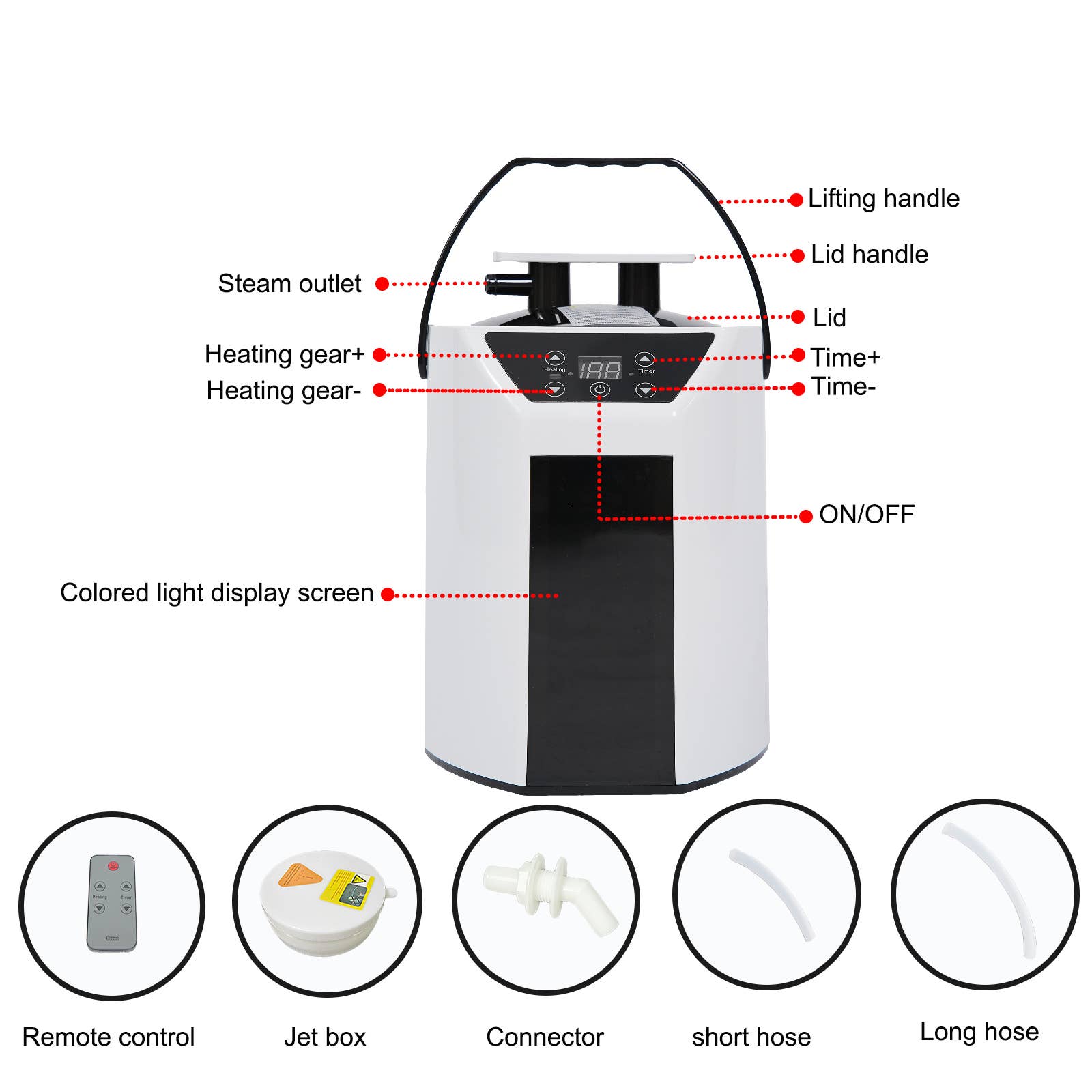 HOMYCASA DESIGN INC - Wholesale Tent - Gothic Portable Steam Sauna Tent Home Detox Therapy Black4