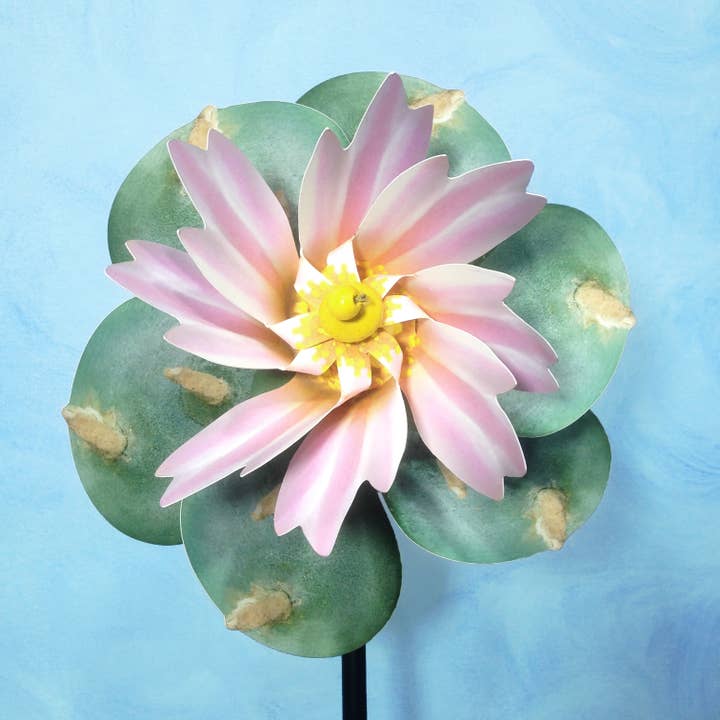 Spinner de viento de molinete de doble giro Peyote Cactus para venta al por mayor de Paper Arboretum
