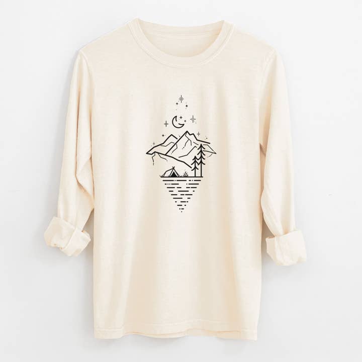 Camp Diamond - Manches longues en coton épais 100% pour hommes pour la vente par Because Tees