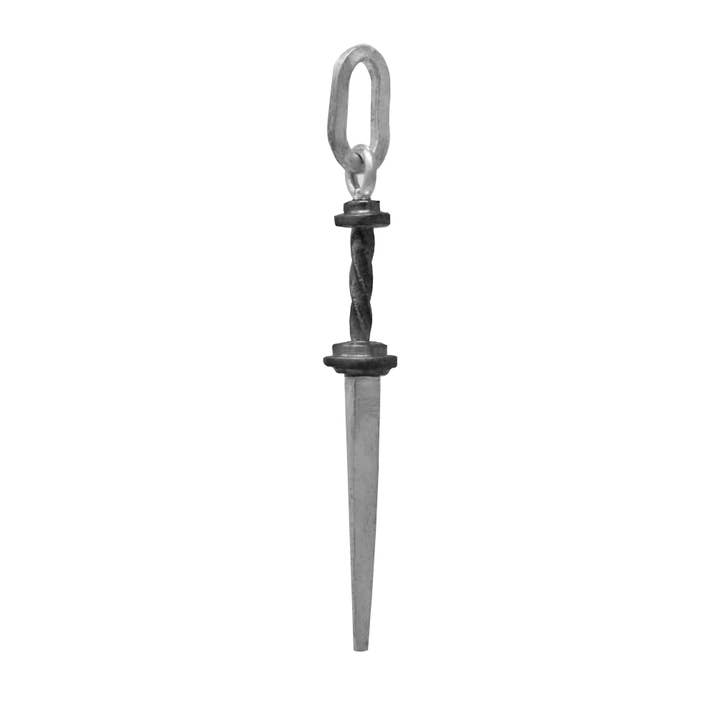Rondel Dagger Hoop Charm for wholesale by Morgaine Faye