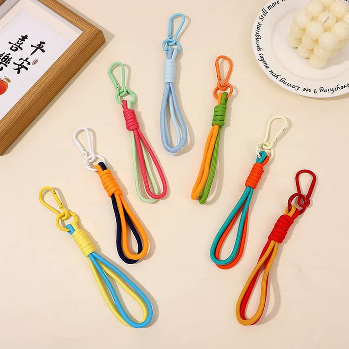 SIMPLE SHORT BRAIDED HAND ROPE LANYARD ACCESSORIES_CWMM6541 for wholesale by DOUBLJU