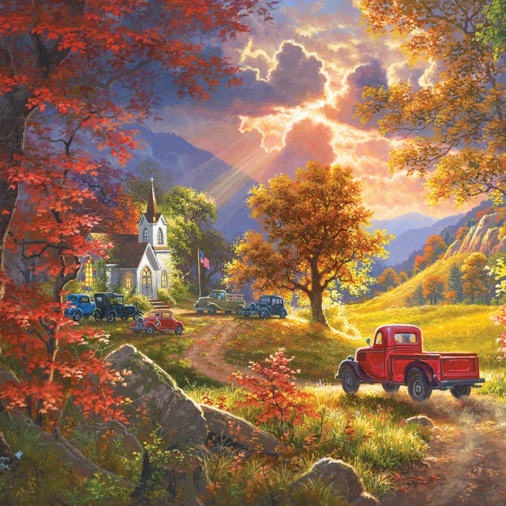 0840 Old Time Religion 1000 pc Puzzle for wholesale by SunsOut