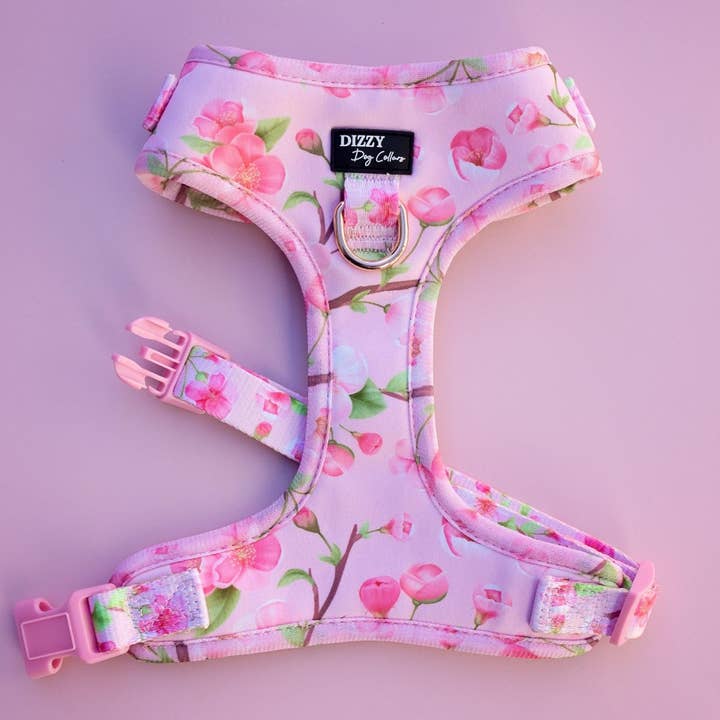 Pettorina per Cani | Sweet Sakura | Pettorina Regolabile al Collo per Cani per la vendita all'ingrosso da parte di Dizzy Dog Collars