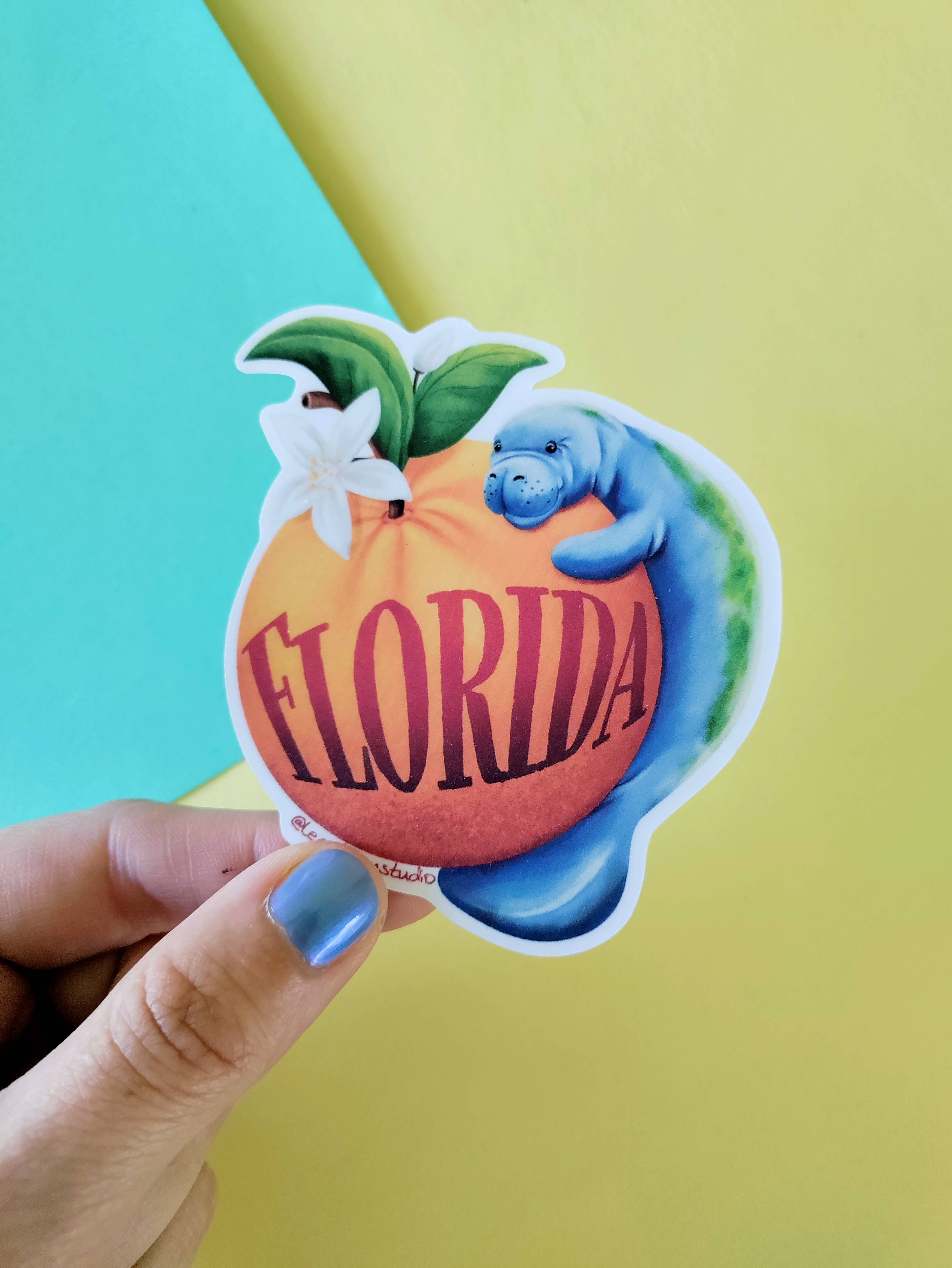 Cappy Trails - Vendita all'ingrosso Adesivo - Adesivo lamantino arancione