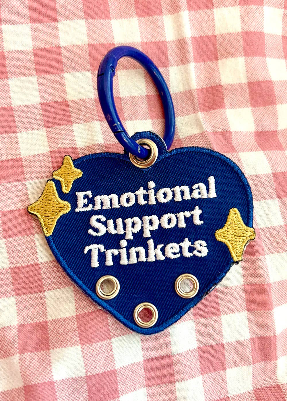 Maobabie - Vente Porte-clés – femme - Porte-clés Cœur Brodé de Soutien Émotionnel5