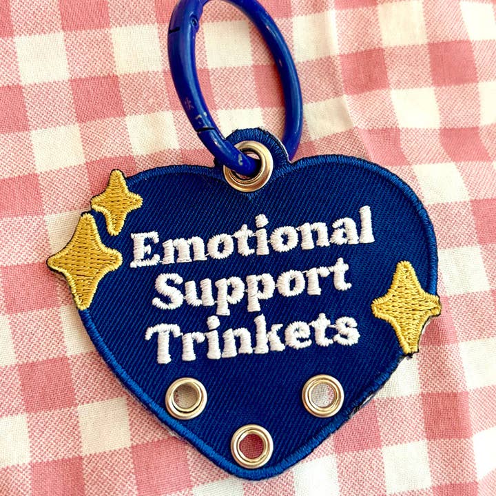 Maobabie - Vente Porte-clés – femme - Porte-clés Cœur Brodé de Soutien Émotionnel5