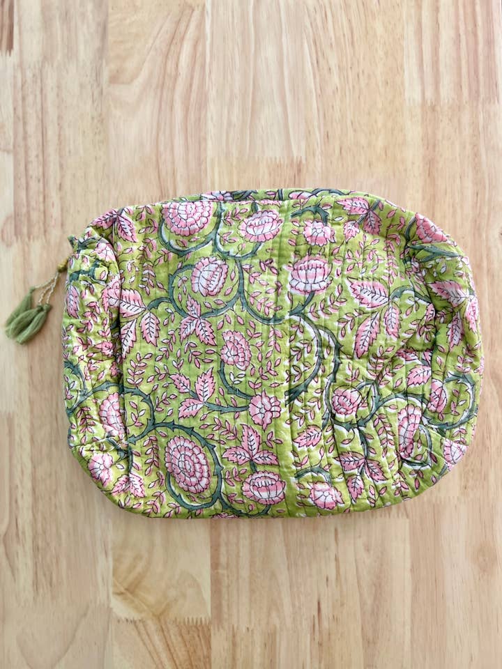 Set of 3 Cosmetic Pouches/WashBags for wholesale by Traditional Trinkets & Textiles