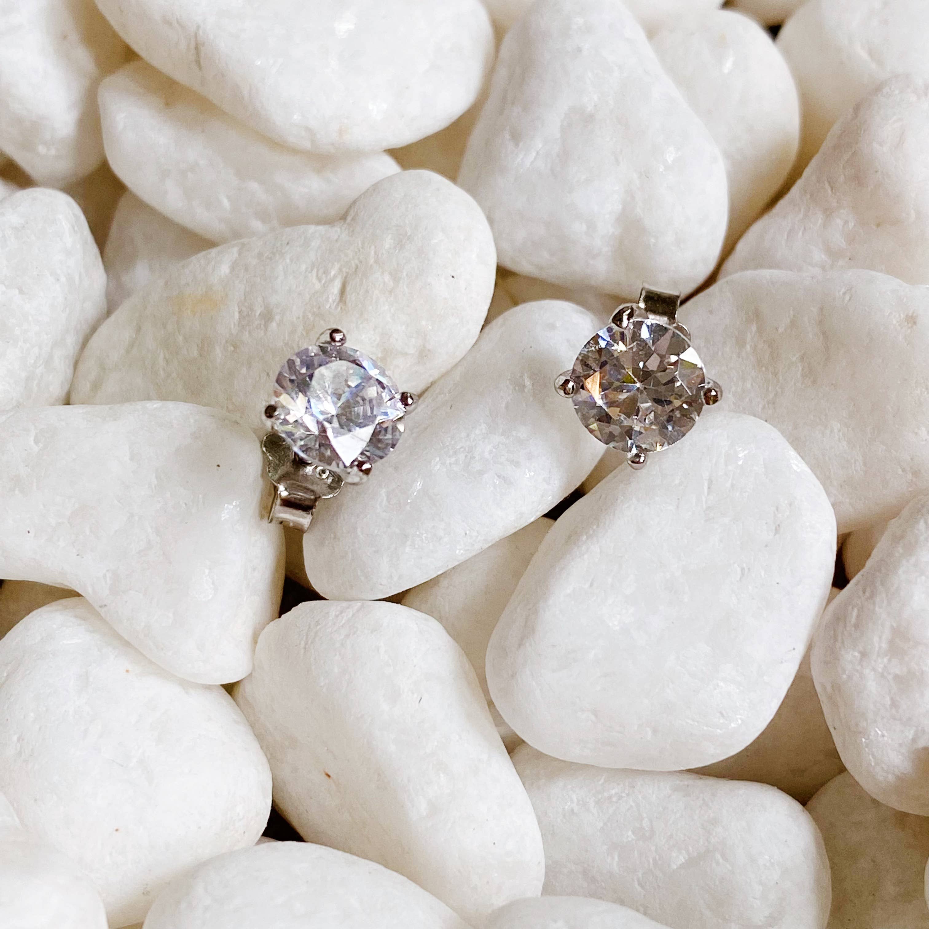 Ellison+Young - Vente Clous d'oreille - Clous d'oreilles en argent sterling taille brillant3