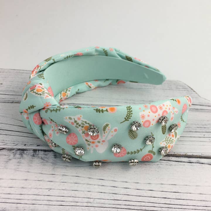 Easter Bunny Stone Headband for wholesale by SongLily