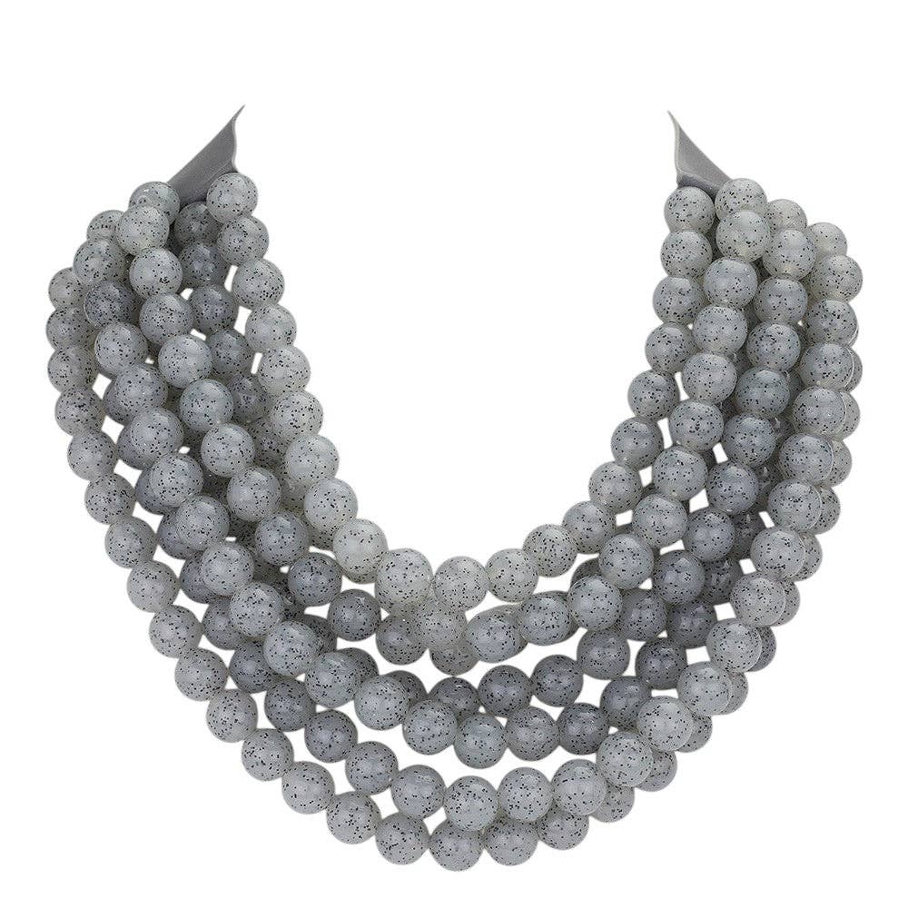 Madeline Love – wholesale Beaded/pearl necklace – Chunky Multi-Strand Beaded Necklace with Magnetic Clasp21