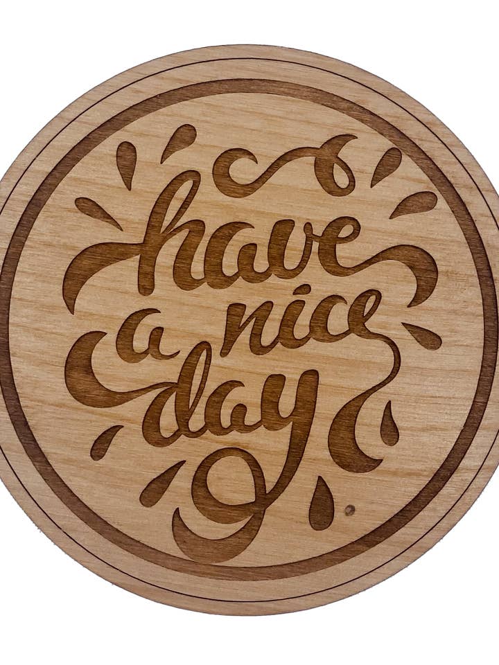 Tenha um bom dia de montanha-russa de madeira por atacado de Woodcutts Inc.