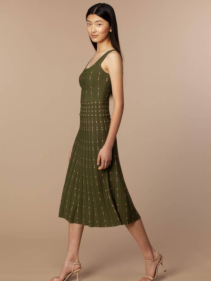 Patsy Dress Set in Olive for wholesale by Viavai