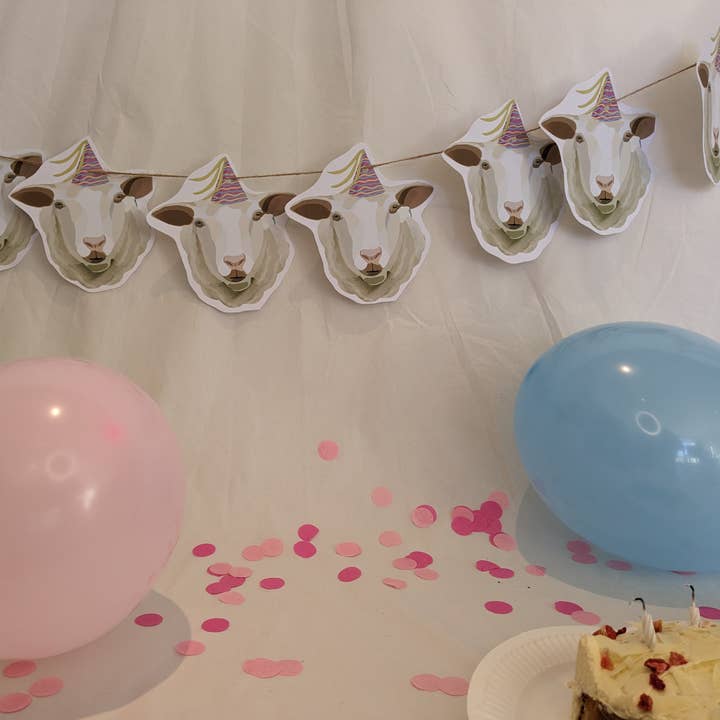 Party sheep card bunting/ decor/ funny for wholesale by Sazzlebybell