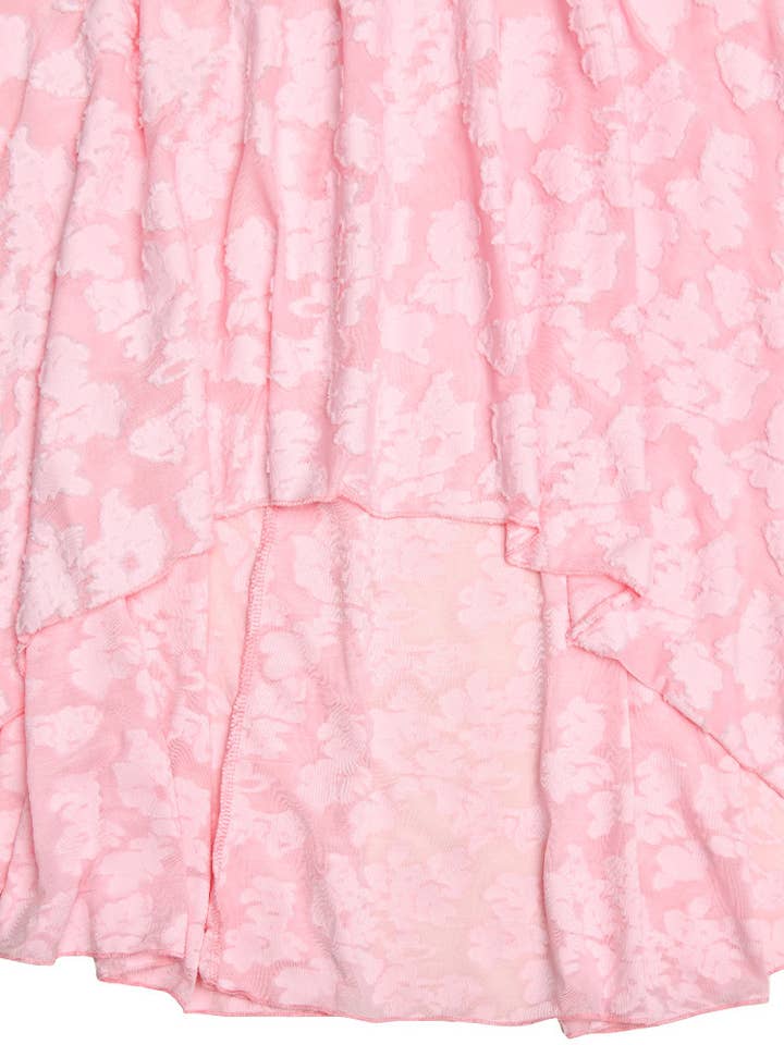 Rosa Clothing - Wholesale Dress - Women's - Ruffled lace slip floral jacquard maxi mermaid dress14