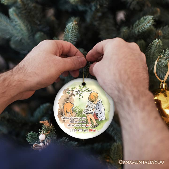 OrnamentallyYou - Wholesale Ornament - If We're Apart Keep Me in Your Heart Sentimental Ornament