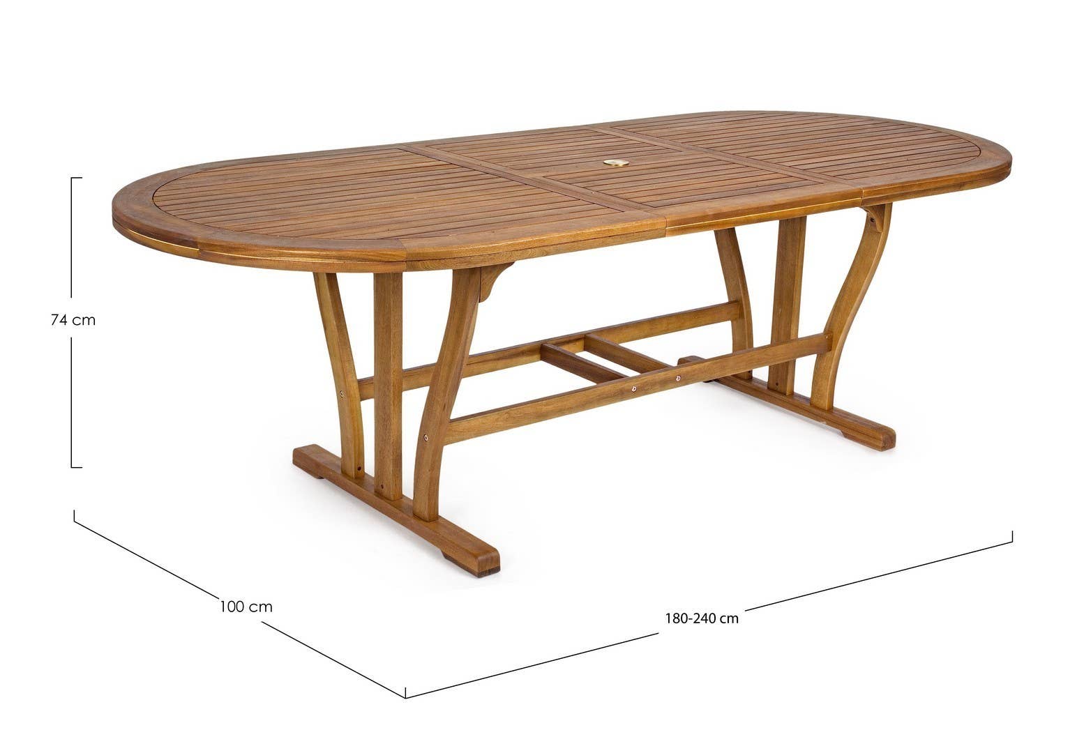Konte.Design - Wholesale Patio Table - KONTE.DESIGN NOEMI oval extendable table 180/240x100 cm1
