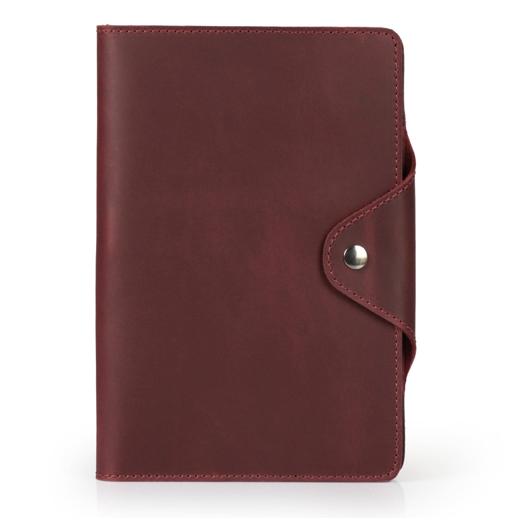 Londo - Wholesale Journal Cover - Londo Personalized Top Grain Leather Portfolio with Notepad (Snap Closure & Lock)55