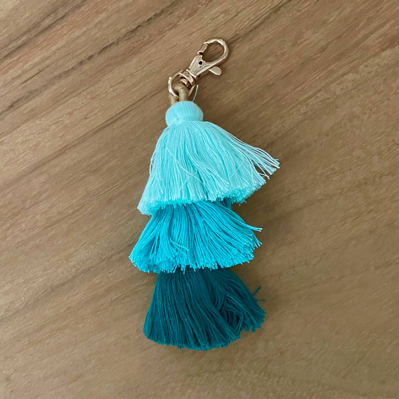 Palmy Pineapple - Wholesale Keychain - Women's - 3 Tiered Large Ombre Tassel with Clasp29