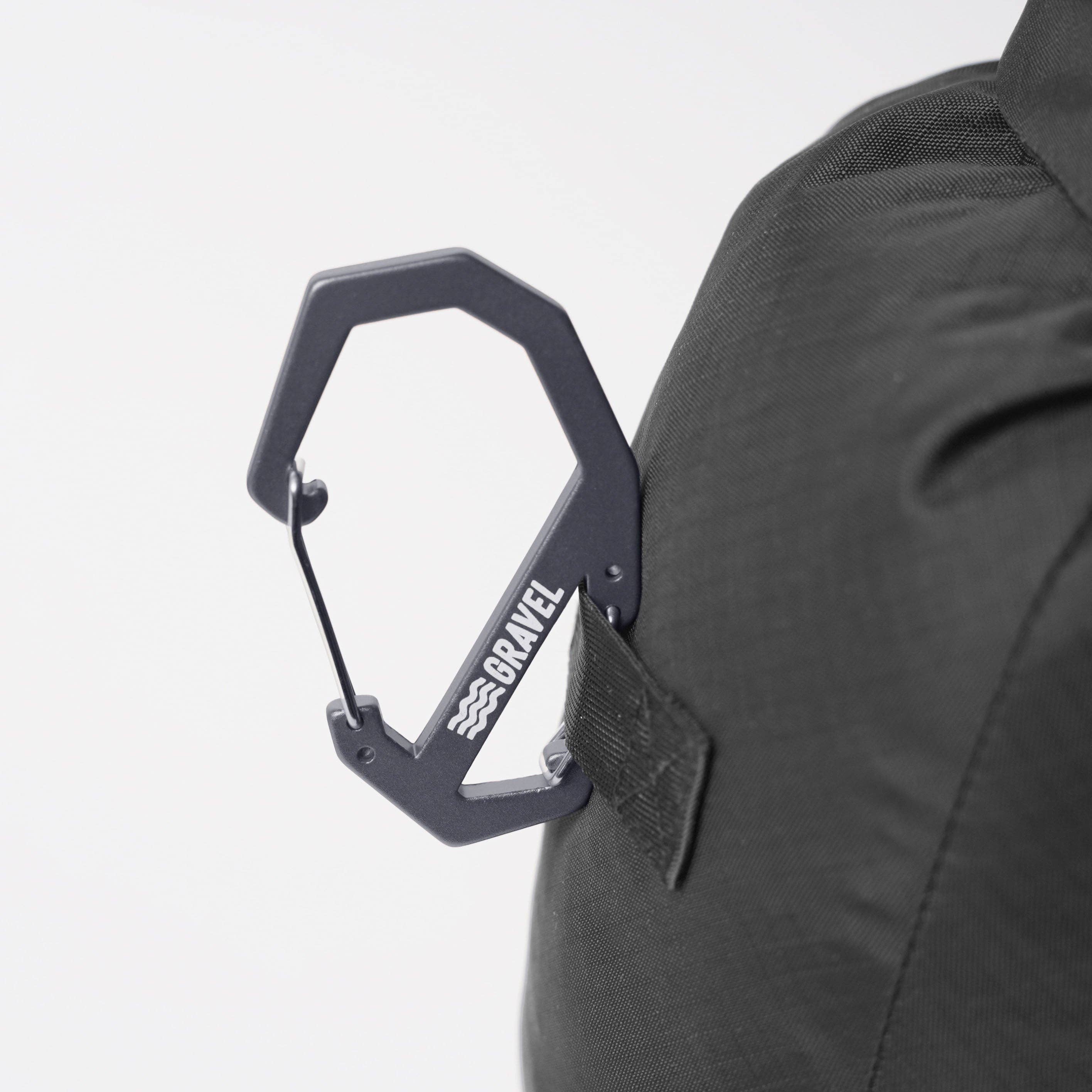 Gravel - Wholesale Keychain - Unisex - Double Gated Carabiner | Gray2