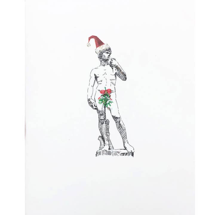 lumia designs - Wholesale Christmas Card - Michelangelo David Holiday Card