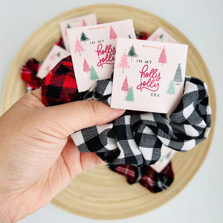 Tiny Gift Society - Wholesale Scrunchie - Women's - Holiday Thank You Gift Christmas Scrunchie Stocking Stuffer