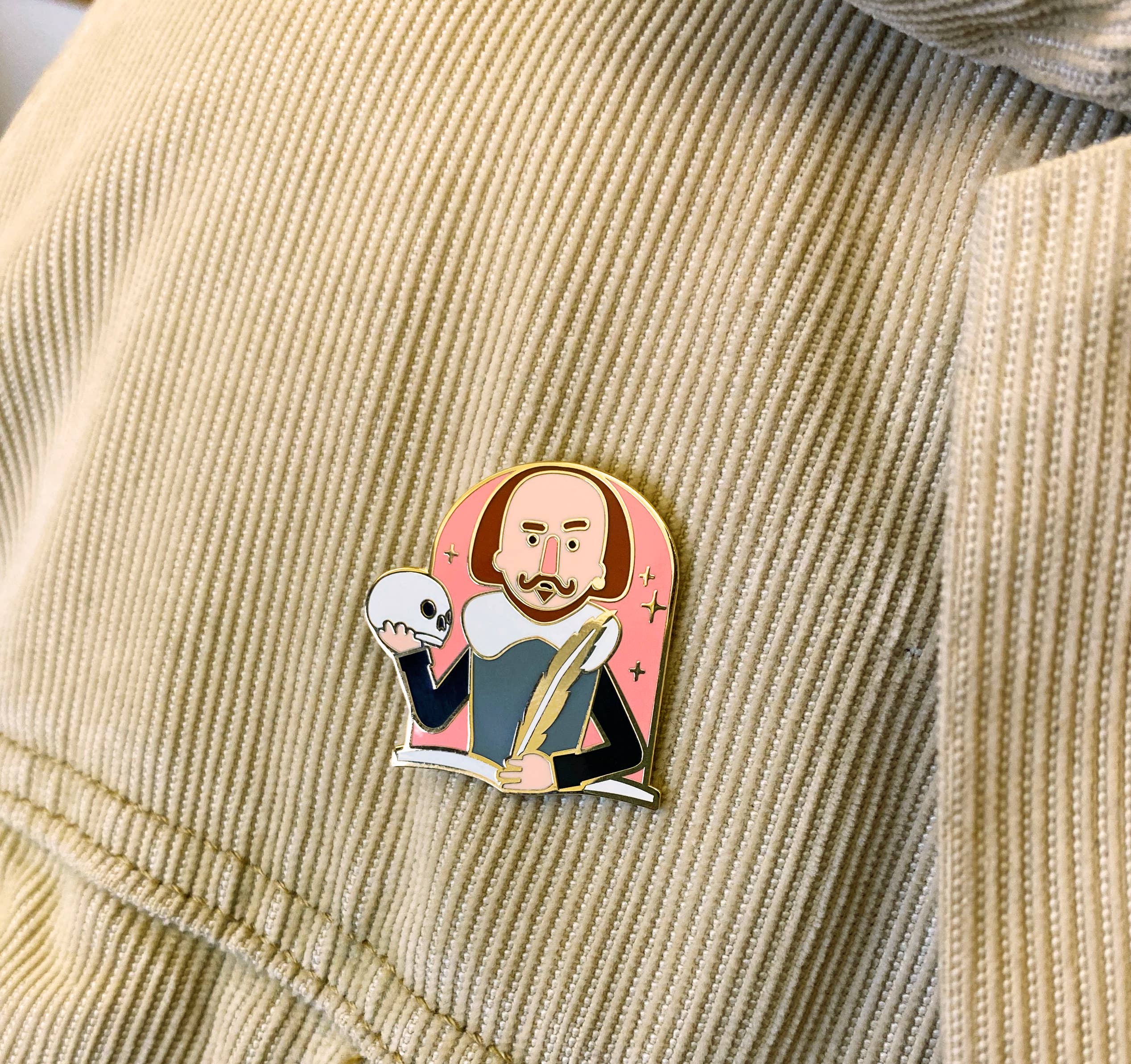 Collectable Cities - Wholesale Lapel Pin/Button - Shakespeare Enamel Pin3
