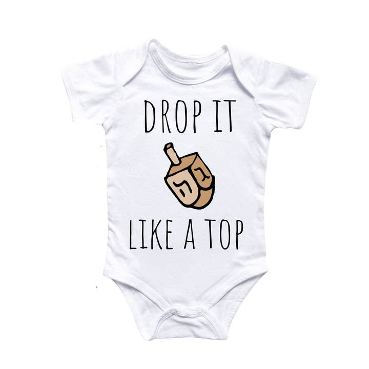 Hanukkah Ddlg Jewish - Baby Boy Girl Clothes Infant Bodysuit Funny Cute Newborn for wholesale by North Fork Forager LLC