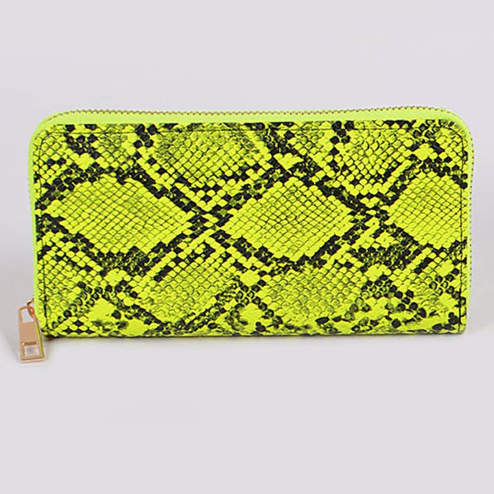 3AM BY H&D ACCESSORIES - Wholesale Wallet - Women's - Faux Snake Print Wallet1
