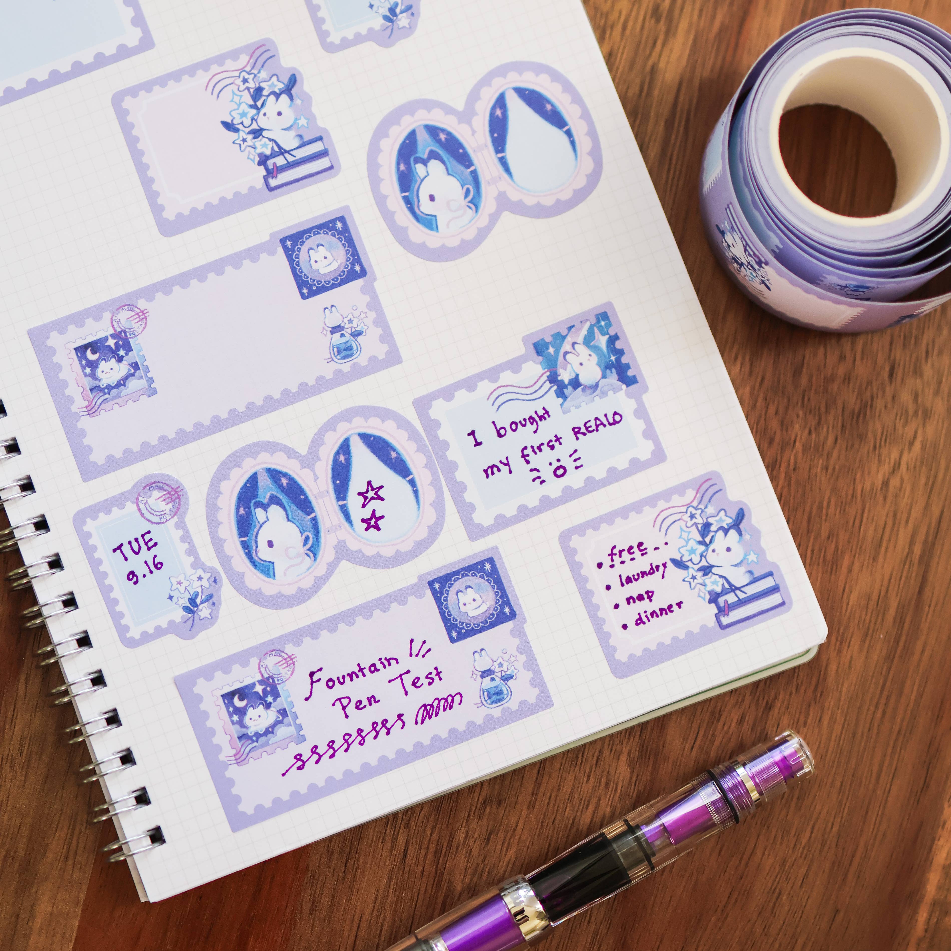 Thousand Skies - Wholesale Gift Tag Label - Paper Roll Labels (Kiss Cut) - Star Bouquet10