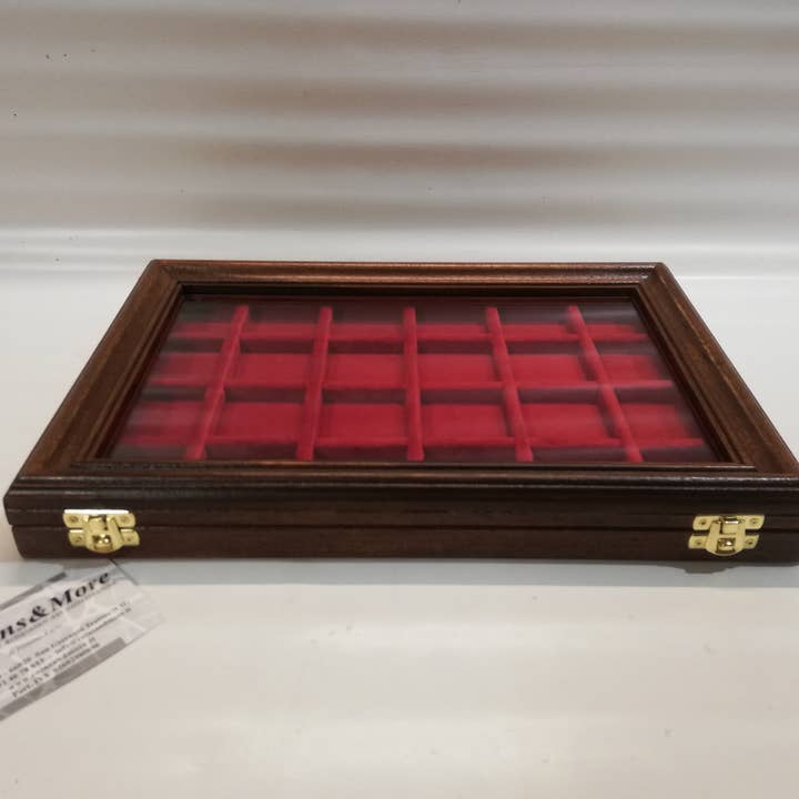 Coin Box Solid Wood Pencil Case for wholesale by Coins&More