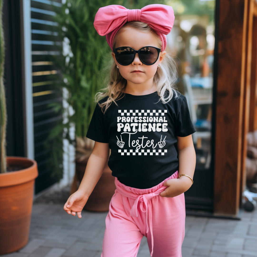 Tea Shirt Shoppe - Wholesale Screen Printed T-Shirt - Kids - Proffessional Patience Tester Youth & Toddler Tee3