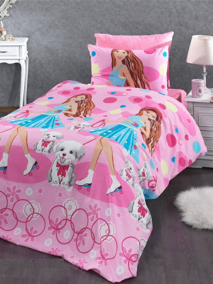 Bettwäsche-Set für Mädchen, 3-teilig für den Großhandel von SannasDecor