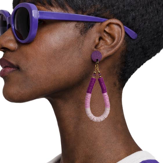 Double Dutch Lightweight Statement Earrings | Passion Fruit for wholesale by SCOTCHBONNET!