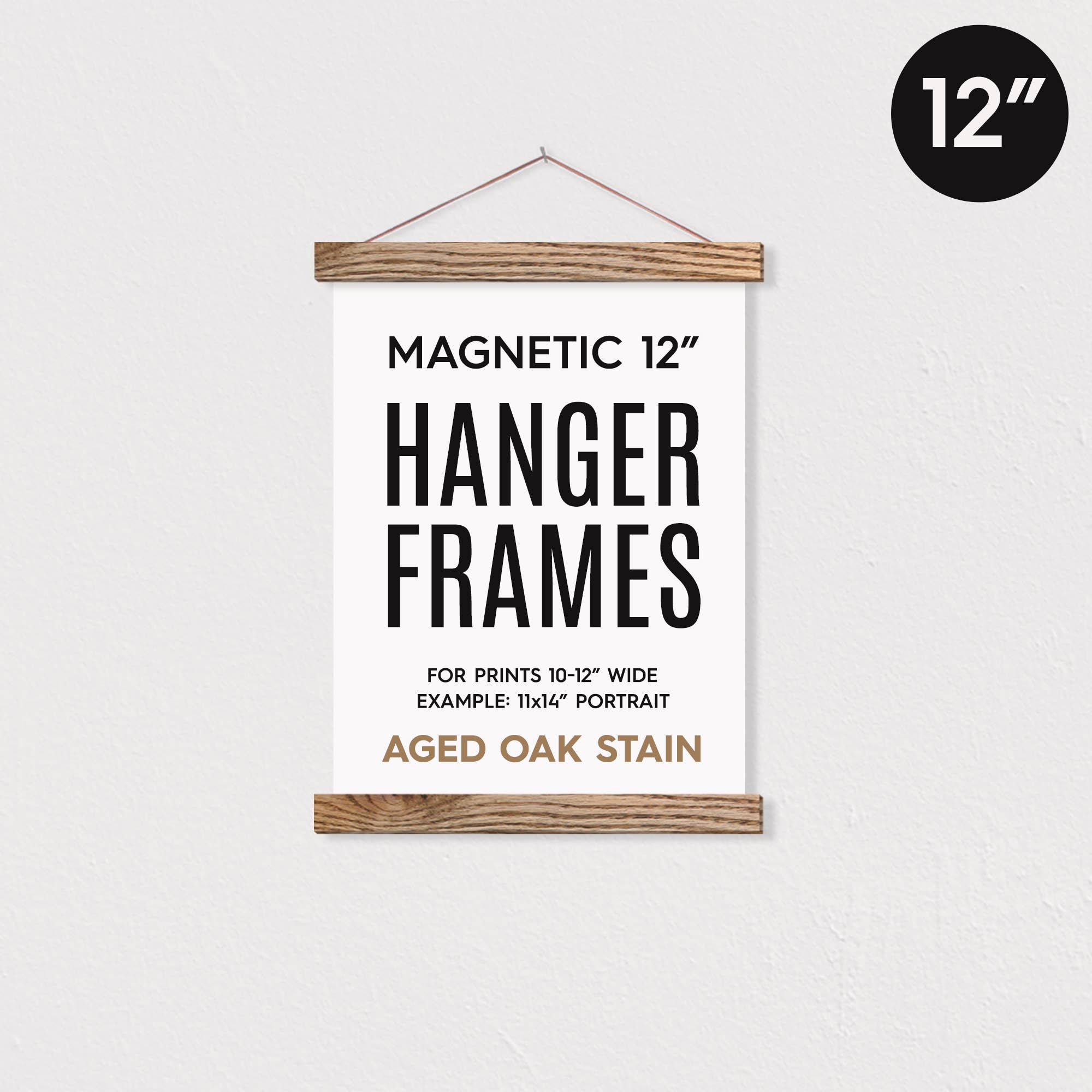 Hanger Frames - Wholesale Picture Frame - 12" MAGNETIC Poster Hanger Frame™16