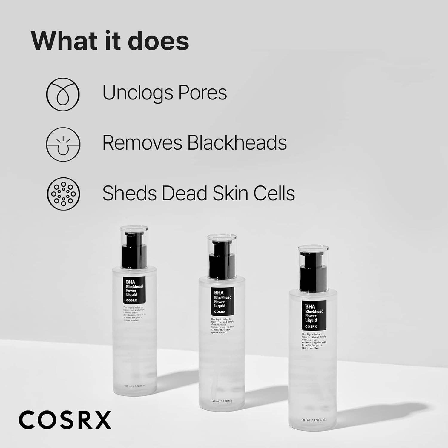 Glowiss - Wholesale Facial Toner - COSRX Niacinamide 2% + BHA 4% Blackhead Exfoliant Toner 50ml 3.38 fl.oz1
